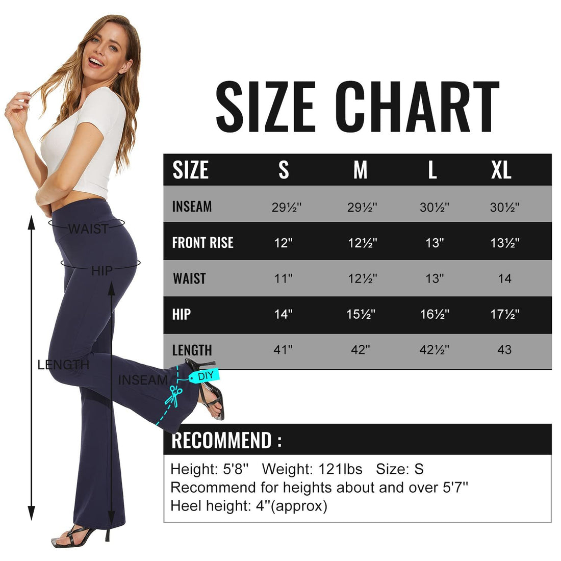 Palazzo Print Flare Leggings, Women's Boho Wide Leg Yoga Pants