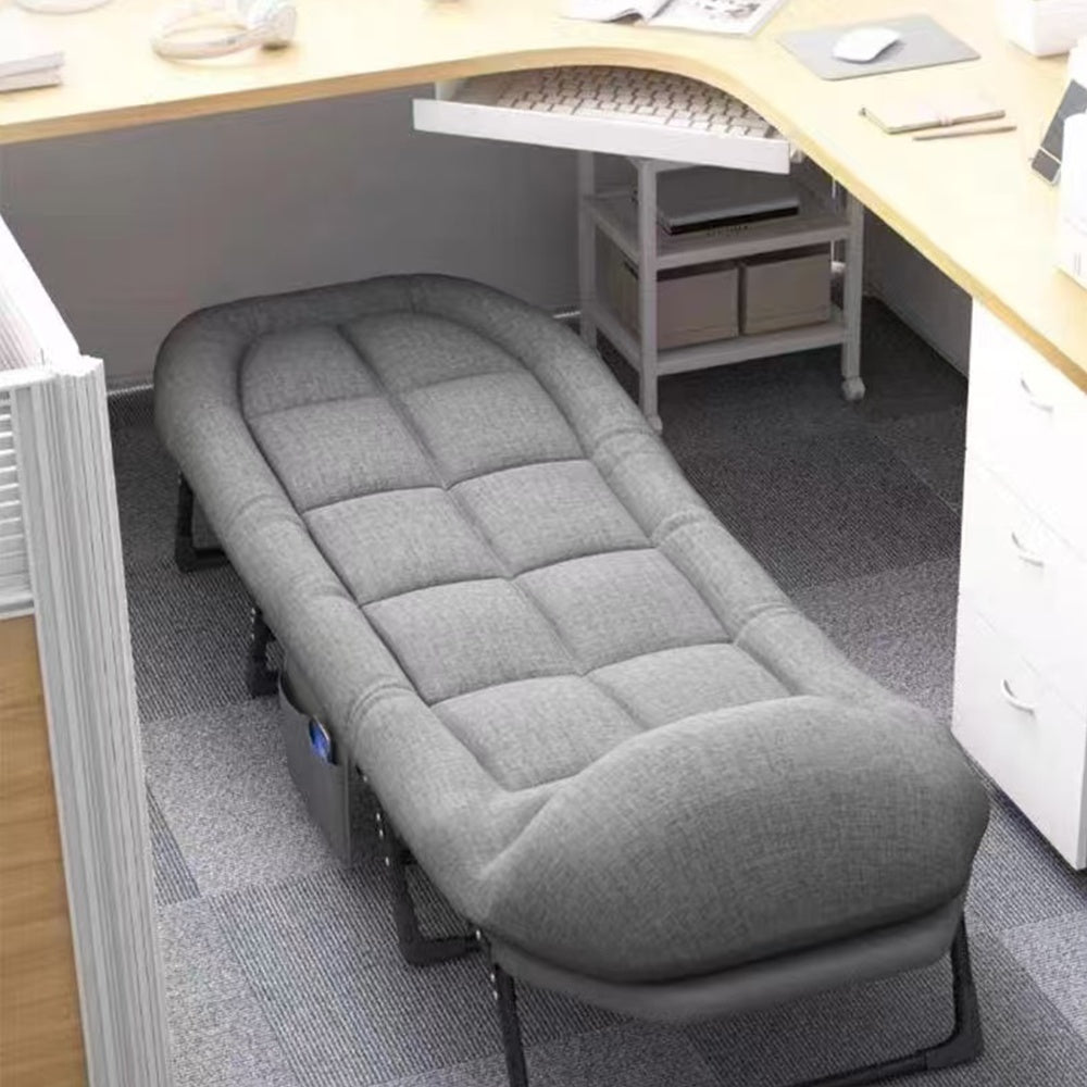 Portable Folding Bed With Built In Cushion Pillow